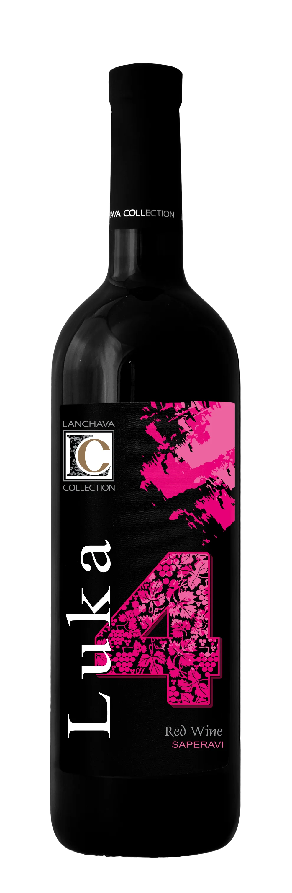 Luka Saperavi Georgian wine bottle